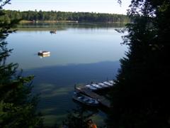 A bird's eye view of Little St. Germain Lake